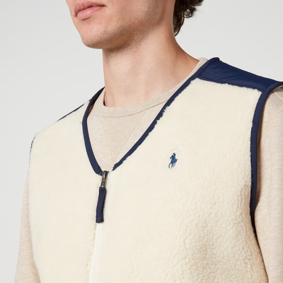 NWT POLO RALPH LAUREN Teddy Vest Gilet - Picture 10 of 15